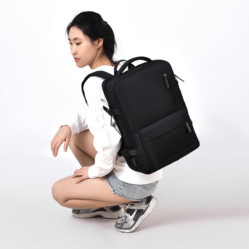 Cross-border large-capacity leisure backpack, lightweight backpack, multi-functional short-distance business trip backpack, waterproof computer bag