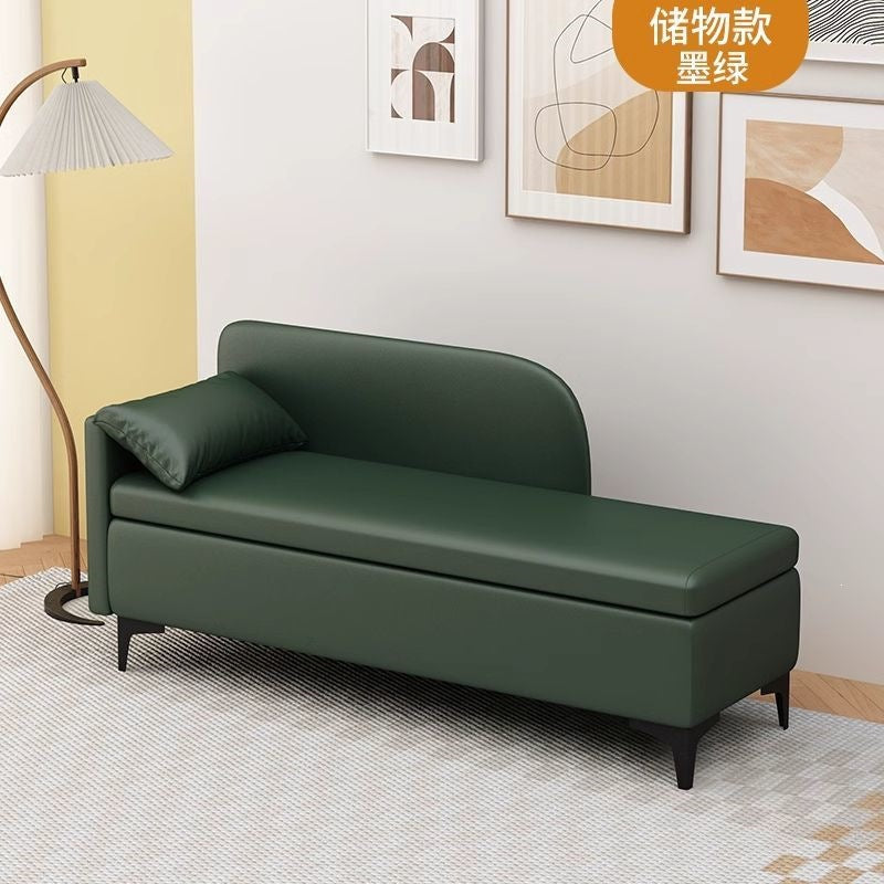 Imperial concubine bench - multi-functional storage ottoman for home use - adult seating - rectangular sofa bench for bedroom