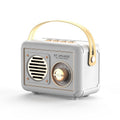 New retro bluetooth speaker - super loud volume, small home audio system with 9d surround sound, deep bass, and card slot - nostalgic sound
