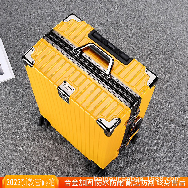 Luggage 2024 new thickened silent wheel password box can sit large capacity women's strong and durable suitcase is oversized