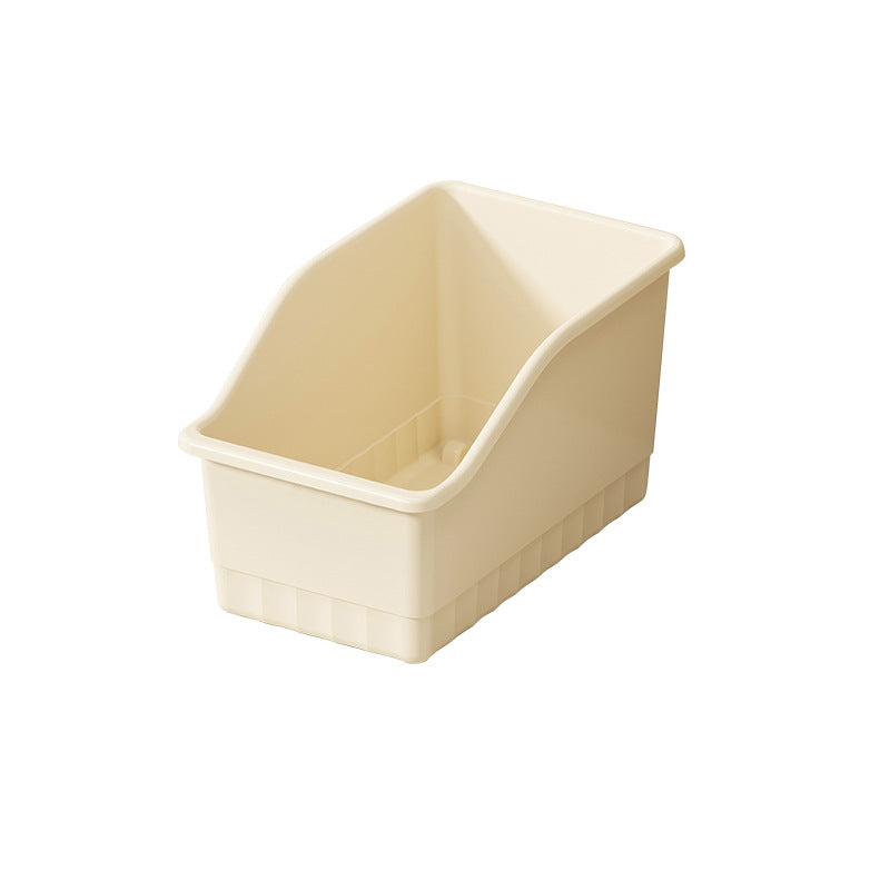 Customizable Tem Cabinet Storage Basket with Pulley Sundries Snack Seasoning Storage Basket Oblique Kitchen Storage Box