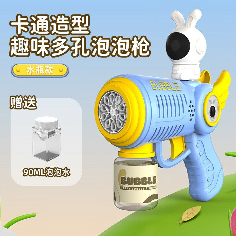 【free shipping】wholesale automatic bubble gun - trending bubble wand - handheld electric bubble machine toy (leak-proof)
