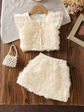 summer cross-border girls' french chic luxury rose floral design fashion two-piece skirt set