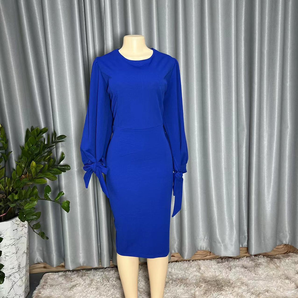new african cross-border fashion: women's long-sleeve bodycon dress - special offer!
