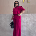 European and american cross-border african women's clothing  summer new fashionable and stylish designer short shirt and pants set
