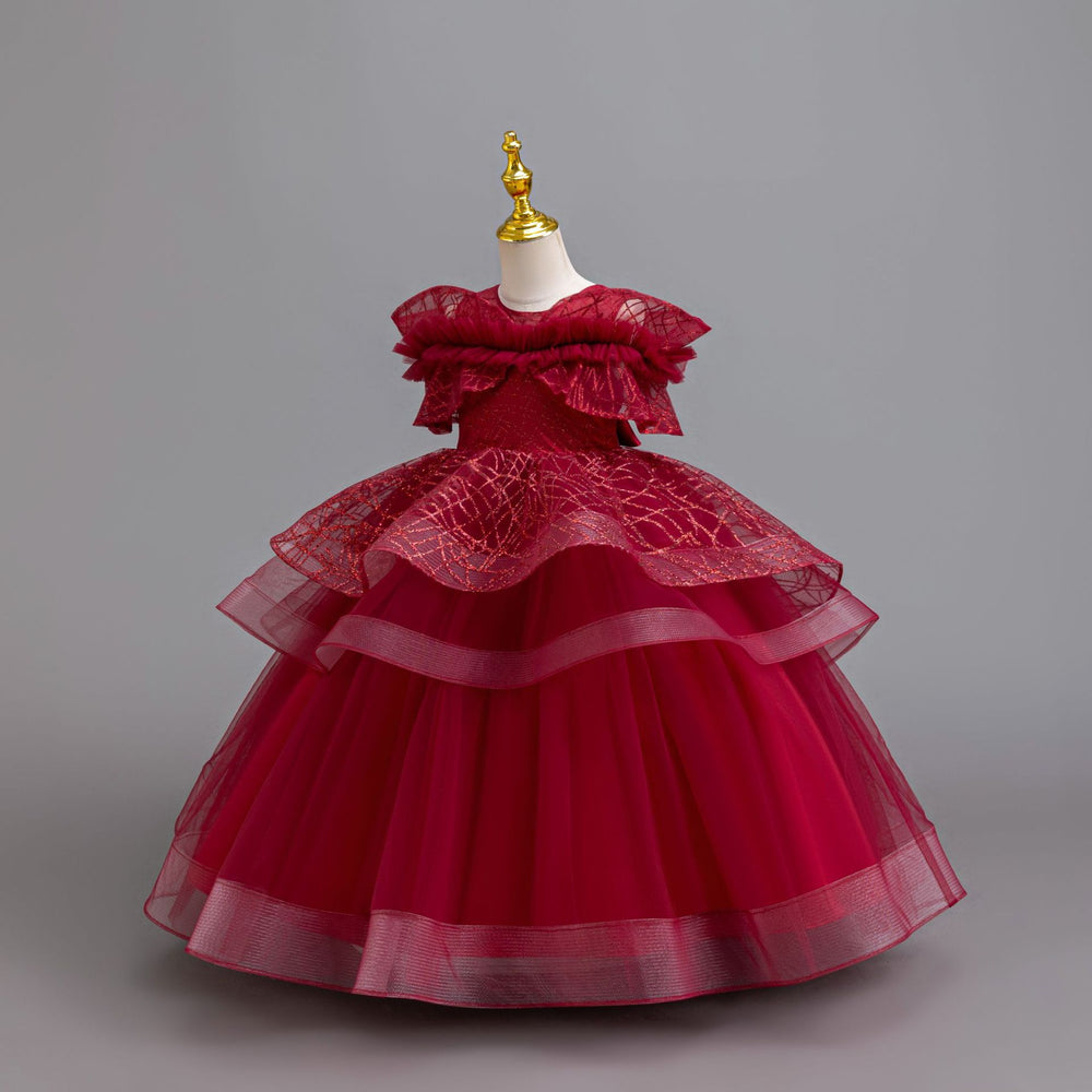 New arrival: girls' sequin princess dress - perfect for weddings, flower girls, piano recitals, and special occasions