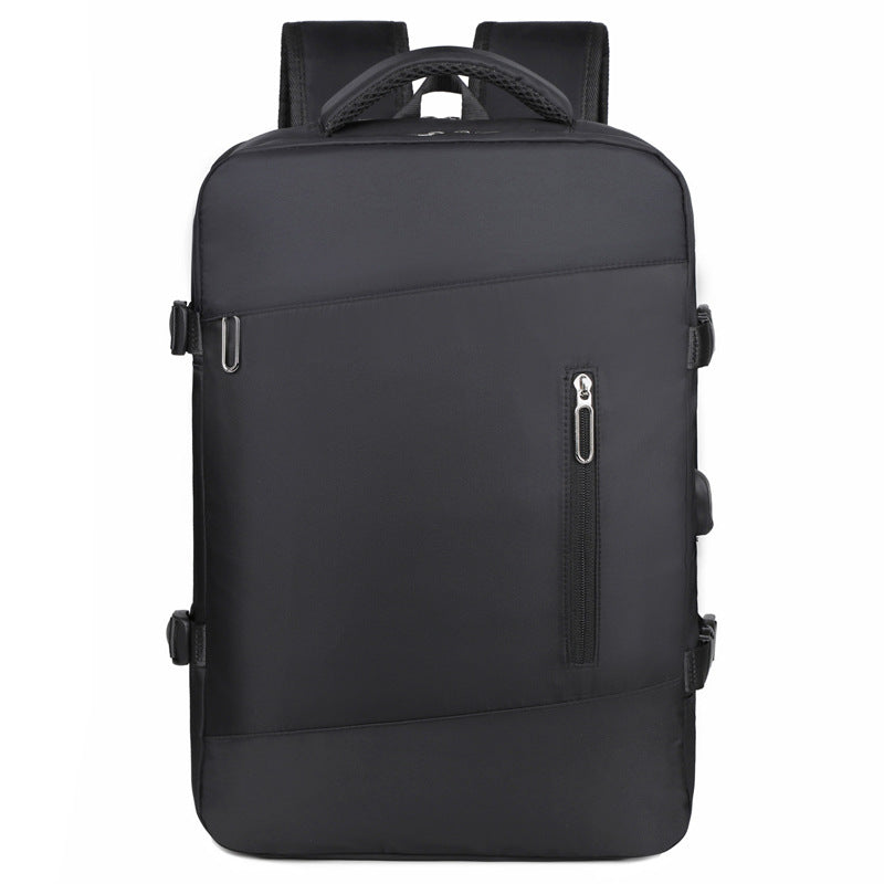 New multi-functional backpack, simple and fashionable expandable backpack, wear-resistant, water-proof and large-capacity for business travel