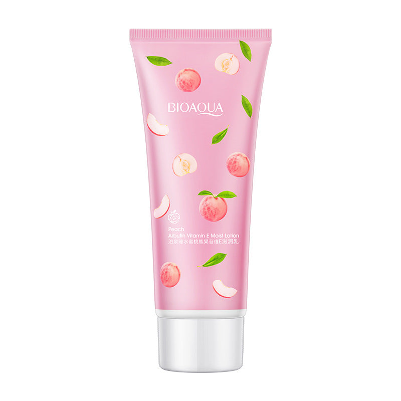 Boquanya Peach Arbutin Vitamin E Moisturizing Milk Hydrating Moisturizing Smooth Fresh Delicate Vitamin E Body Milk