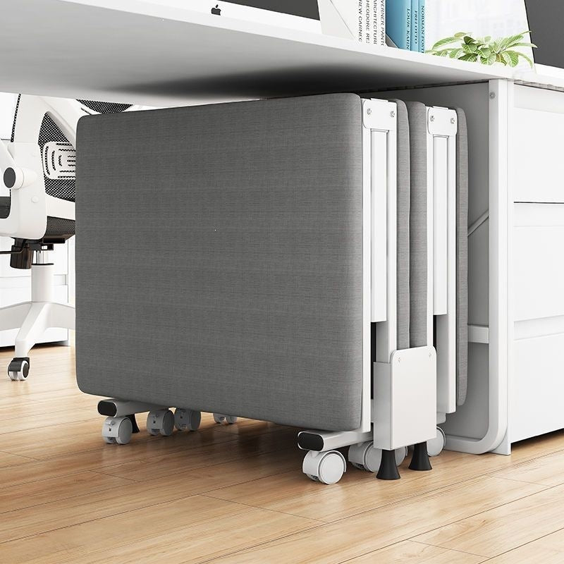 Foldable bed adult room nap handy gadget single foldable lunch break bed movable portable 60% off stacked companion bed