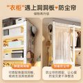 Open clothes rack bedroom storage cabinet simple assembly floor-standing storage rack coat rack rental house shelf wardrobe
