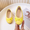 spring/autumn simple girls' leather shoes, new bowknot baby & toddler single shoes, round toe soft sole little princess shoes