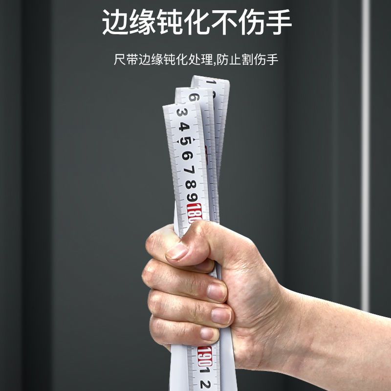 Delixi Electric Tape Measure Household Steel Measurement Measure 3 meters 5 meters 10 meters Construction site wear-resistant and anti-drop box measure Thickened ruler