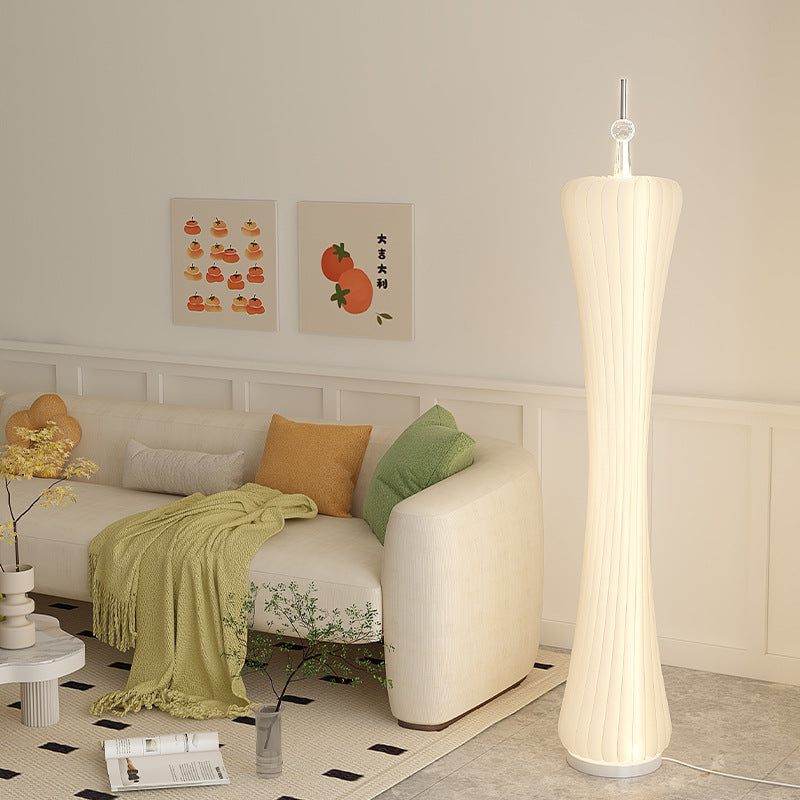 Small waist grass skirt floor lamp popular style living room sofa next to the atmosphere lamp classy sense accessible luxury cream style table lamp