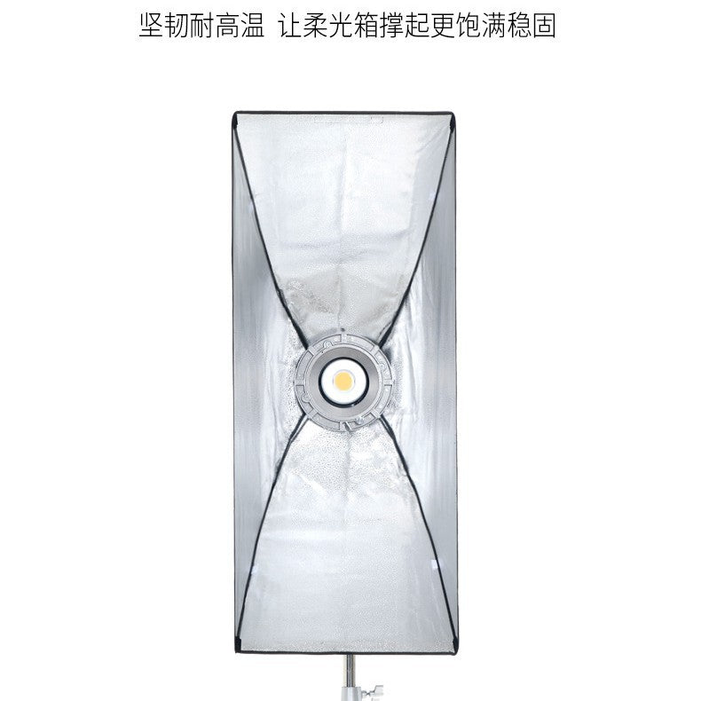 Cross-border 30 * 120cm softbox photography baorong mouth softcover flash fill light four-corner strip softbox