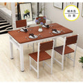 Fast food restaurant rectangular table and chair set, modern minimalist dining table, 4-6 person snack shop breakfast restaurant table