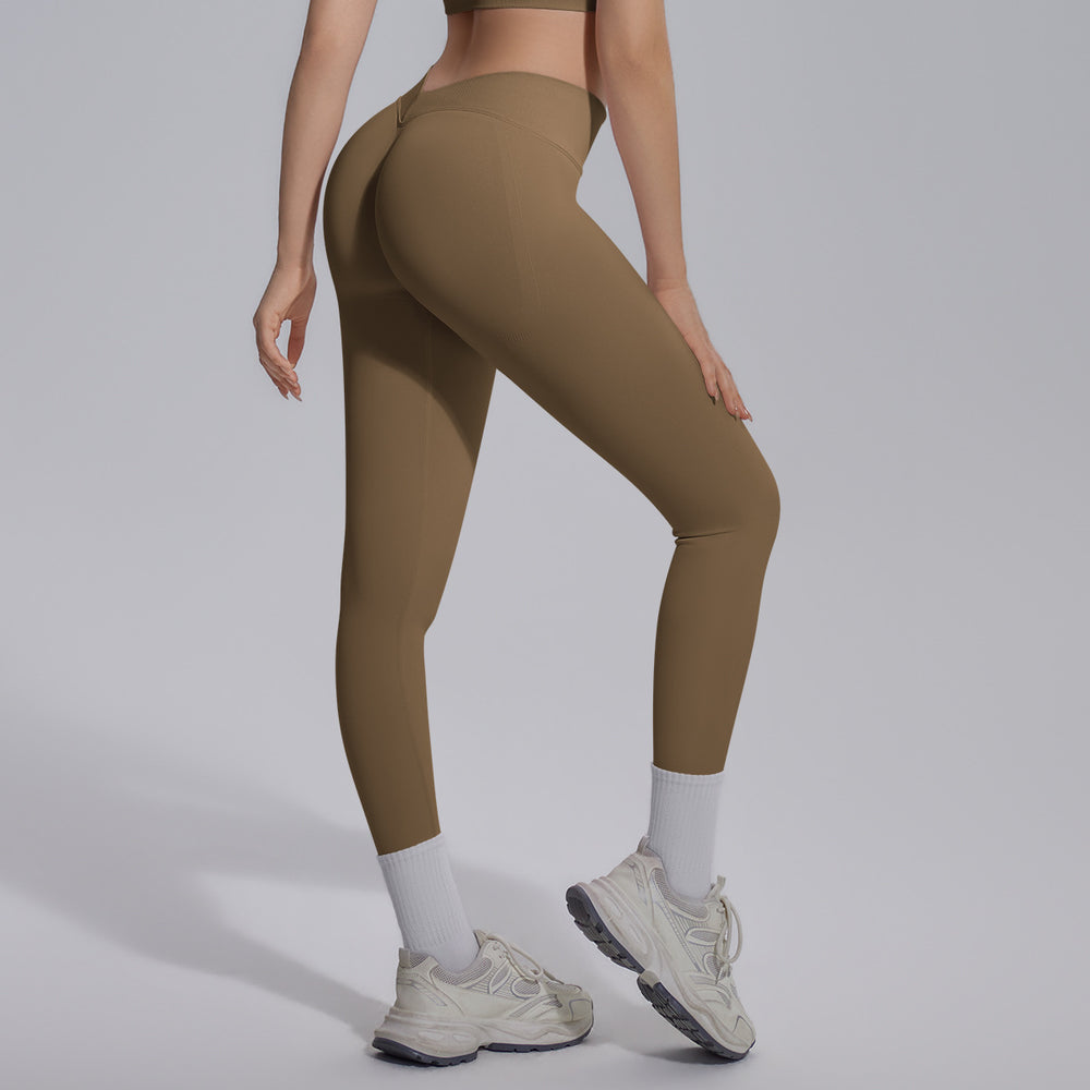 European and american seamless tight-fitting yoga set - waist-defining, slimming, peach lift, quick-dry activewear for outdoor running and fitness