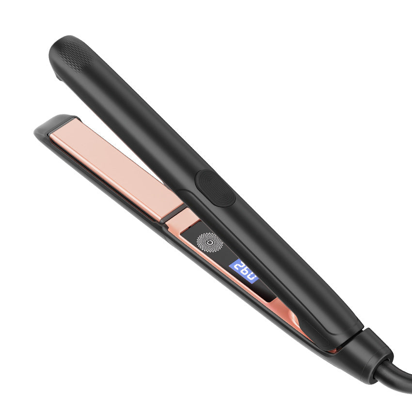Cross-border touch screen hair straightener, negative ion splint to straighten hair, curling iron straightener
