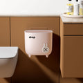 For homewall-mounted trash can kitchen toilet cabinet door hanging storage bucket wall-mounted trash can with lid kitchen waste bucket