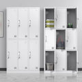 Employee locker factory four-door six-door shoe dormitory locker bathroom changing wardrobe with lock 24-door iron cabinet