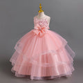 New wholesale girls' dresses, beaded butterfly wedding gowns, princess dresses, piano recital dresses, girl dress
