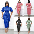 e-commerce independent site   sexy asymmetrical dress evening gown european and american women's clothing