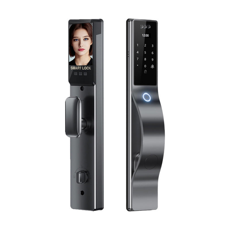 3d face recognition smart lock, anti-theft door fingerprint lock, tuya remote unlocking electronic lock, door password lock - in stock