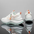 Men's shoes 2026 spring trendy brand versatile casual sports ultralight running shock absorption height increasing student white sneakers dad shoes