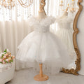 hot-selling girl's dress with train, princess dress, host, piano performance, birthday, classy, children's day performance clothing