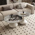 White base-italian gray stone slab