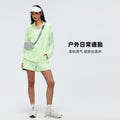 New drawstring waist stand collar jacket top - casual, loose fit, versatile yoga & fitness activewear outerwear d26007