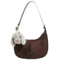 Retro frosted shoulder bag for women new arrival2025fall and winter atmosphere easiest for match armpit bag trendy texture crossbody bag