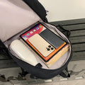Backpack k-style pure color couple large and small travel backpack student large capacity water-repellent lightweight backpack wholesale