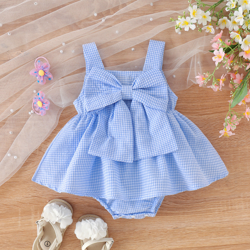 Kids clothing  cross-border new arrivalfashion spring & fallgirl red suspender dress baby children's clothing