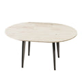 Source factory personalized home folding dining table casual round table accessible luxury telescopic small apartment for home modern dining table
