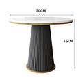 Leather coffee table (70 diameter*75 height)