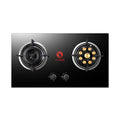 Wholesale gas stove double stove for home table embedded natural gas liquefied gas stove can flip popular magic disc stove