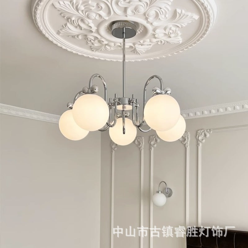 Xiaohongshu Nordic living room chandelier chandelier modern simple dining room lamp magic bean Internet celebrity bedroom lamp creative personality