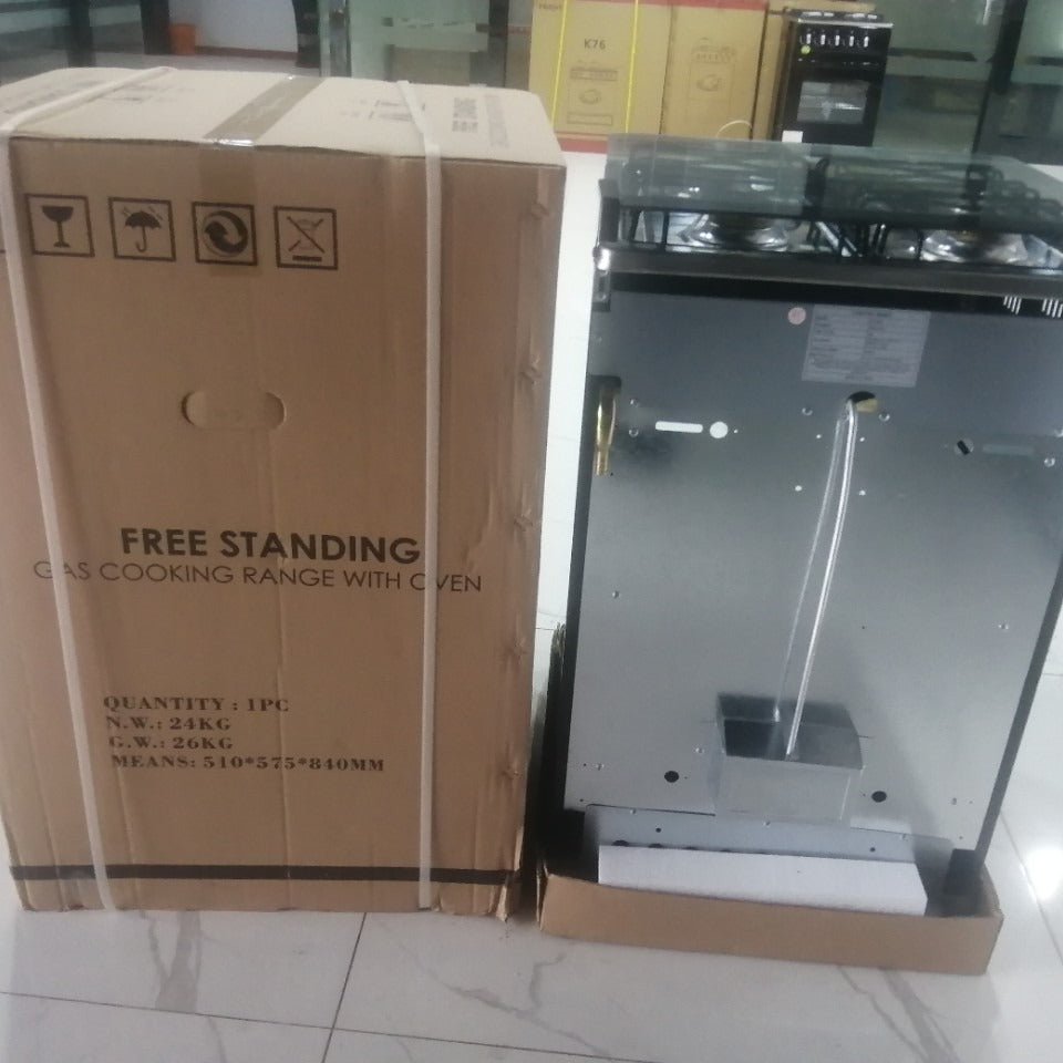 Four 4 gas head eye burner gas stove with oven upright one-piece european standard spot 1 piece for sale