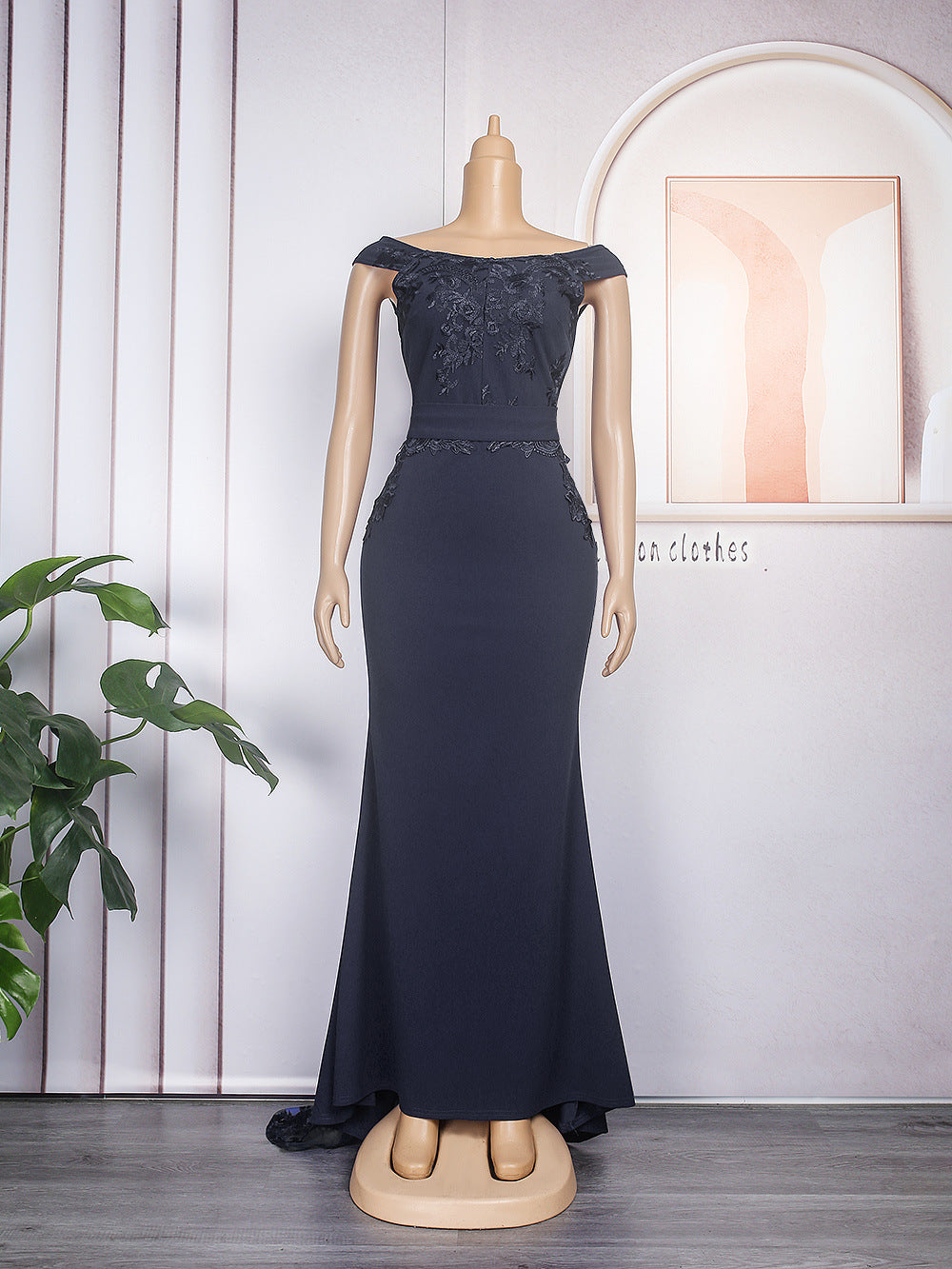 new european and american style african women's bridesmaid dresses long gowns  train evening party dresses