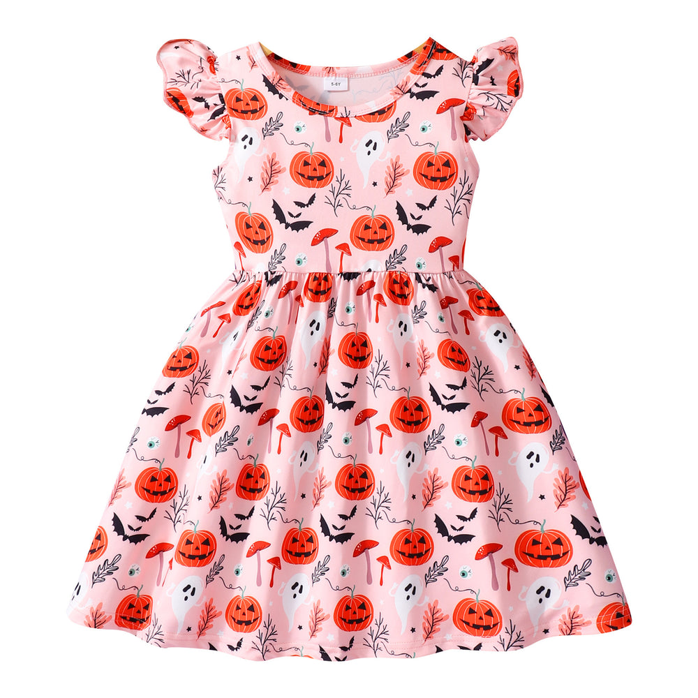 European and american cross-border specially designed sleeveless sundress with flutter sleeves for toddlers and young children - perfect for summer holidays and festivals