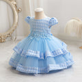 New arrivalin stockgirl satin wedding dress princess dress first birthday dress catch week evening dress baby dress