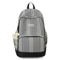 New sweetheart girl wavy plaid backpack - unique design, minimalist style, versatile and perfect for female college students