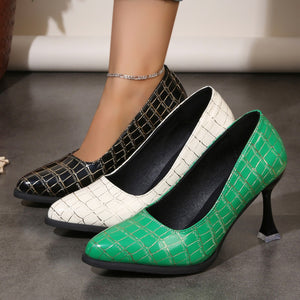 European and american style pointed-toe high heels for women, new spring/summer  collection, stiletto heels, plus size fashion pumps, wholesale for cross-border e-commerce