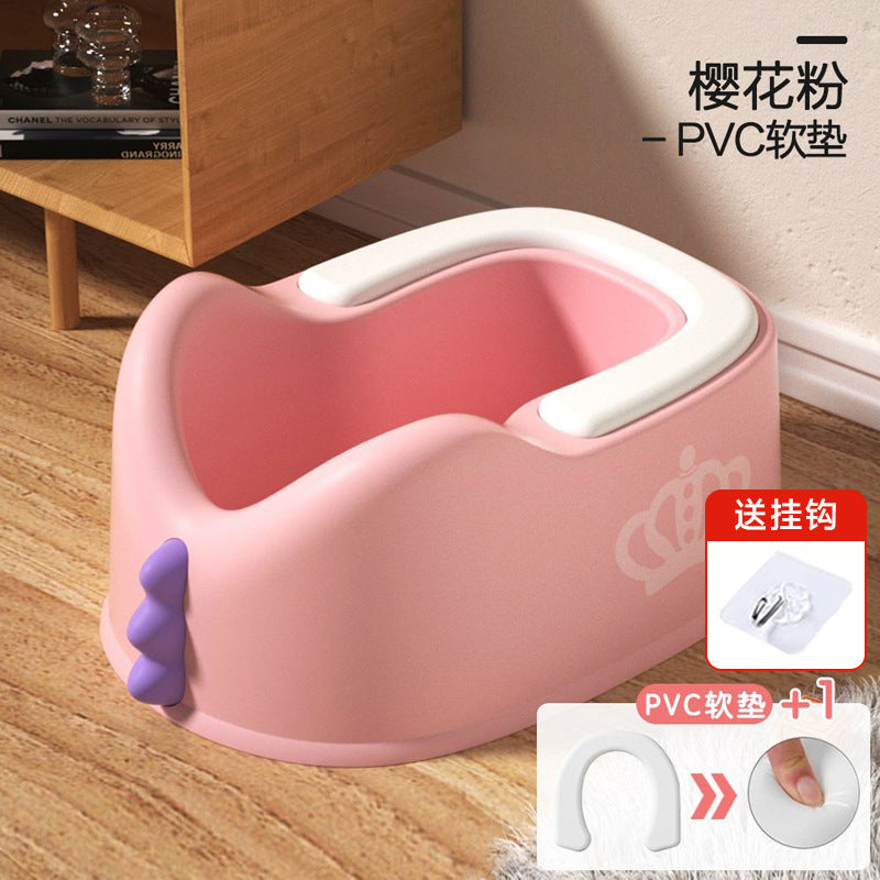 Kids' potty training wash basin - baby plastic girl's toilet training seat - infant squatting wash basin for gentle cleansing