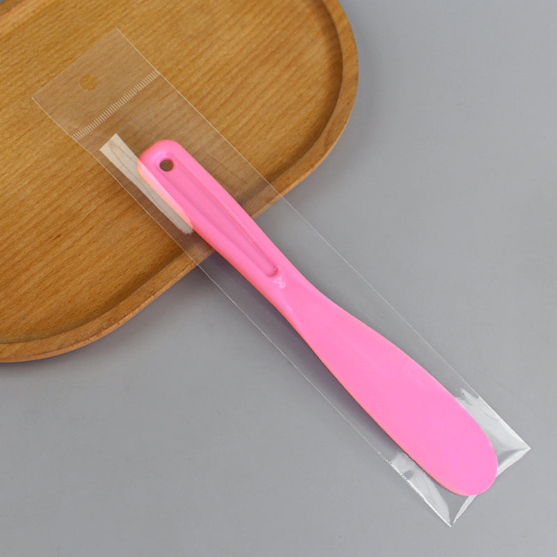 Large facial mask stick plastic beauty mask mixing stick scraper application stick body mask stick with packaging length 21cm