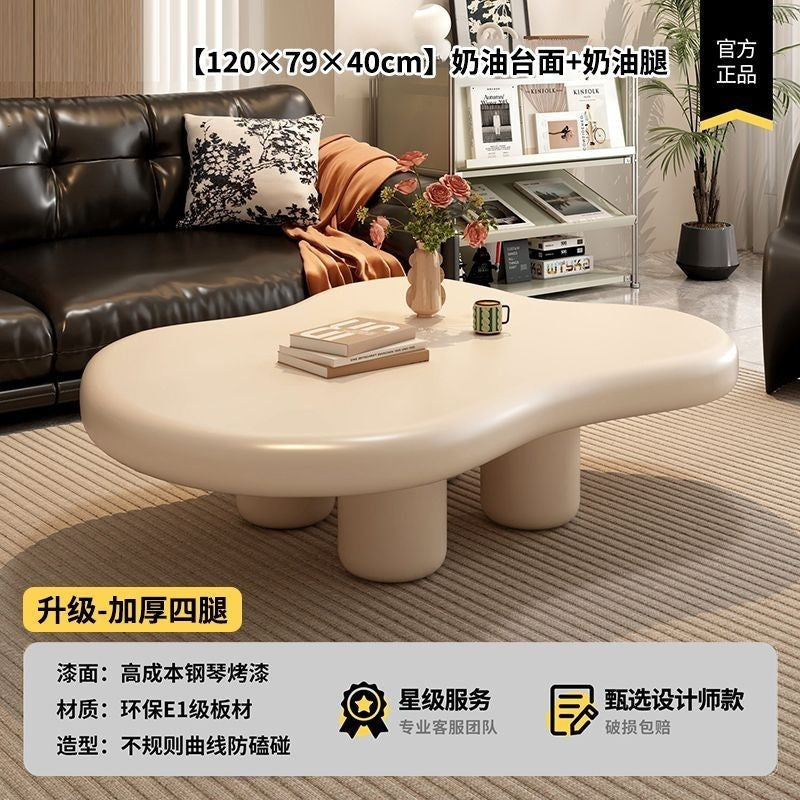 Cloud coffee table for home scandinavian living room tea table new modern casual popular coffee table small apartment cream style coffee table