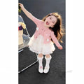 [on behalf of delivery] girls' tweed style dress spring & fall suit skirt  new style cute princess skirt for girls
