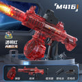 m416 electric burst water gun large capacity linkage reloading flash cool light outdoor toys for boys