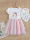 Girls' fashionable skirt chic dress summer outfit kids kuromi princess dress baby girl my melody clothes thin