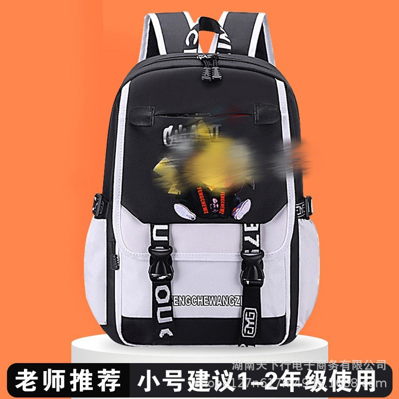 Pkq schoolbags: lightweight, trendy backpacks for elementary school students (grades 1-6) - designed for comfort, spine protection, and reduced burden. wholesale options available for boys and girls